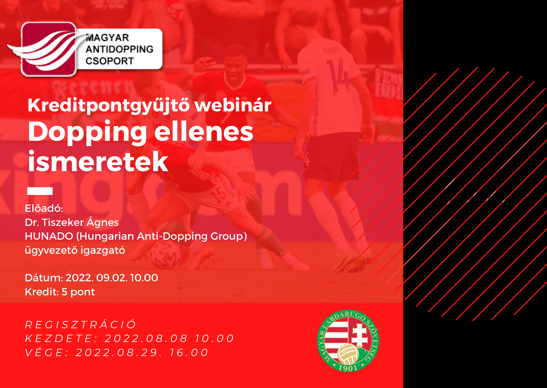 Kreditpontgyűjtő webinár- Doppingellenes ismeret