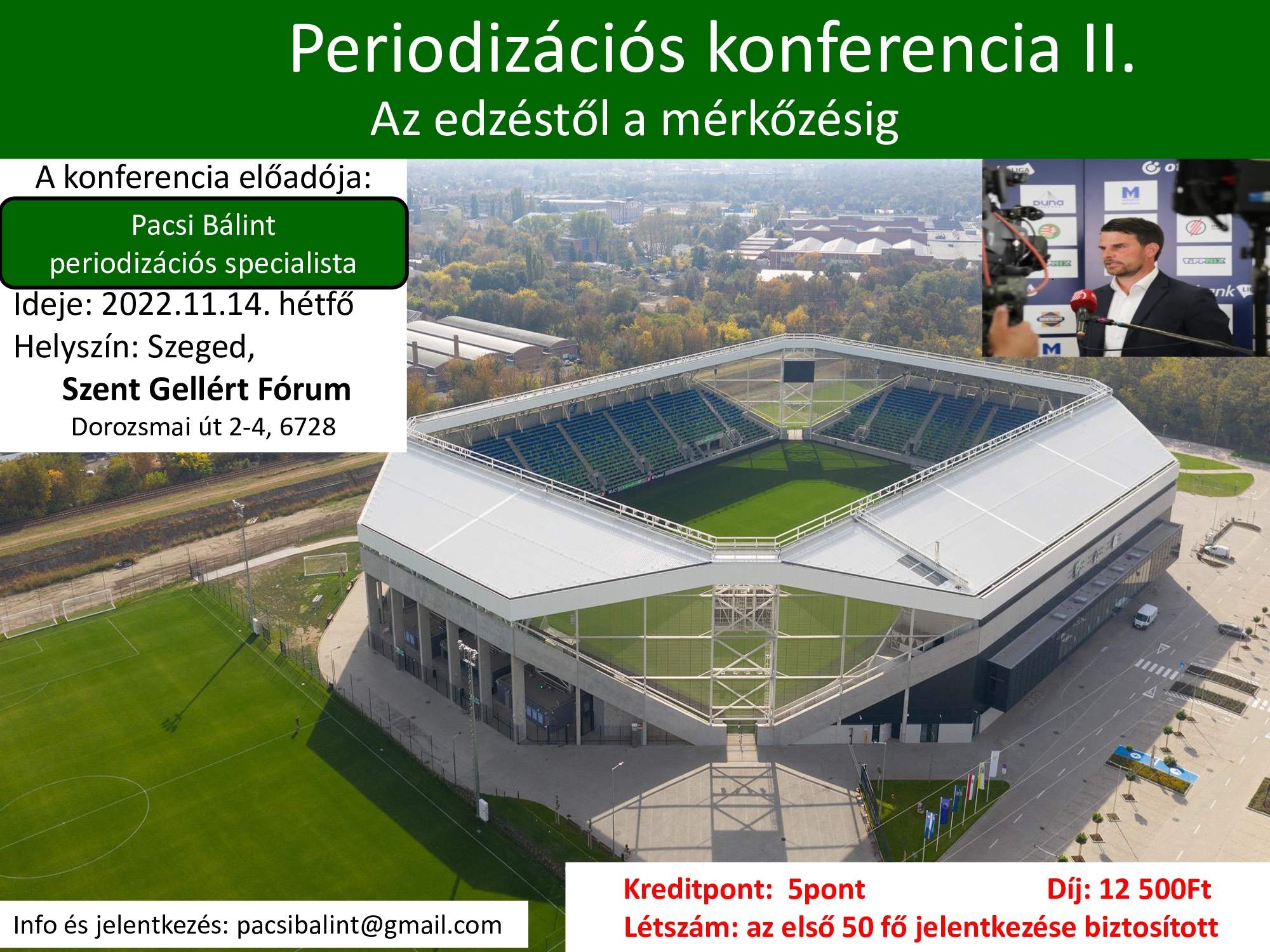 Személyes Kreditpontgyűjtő konferencia- Pacsi Bálint